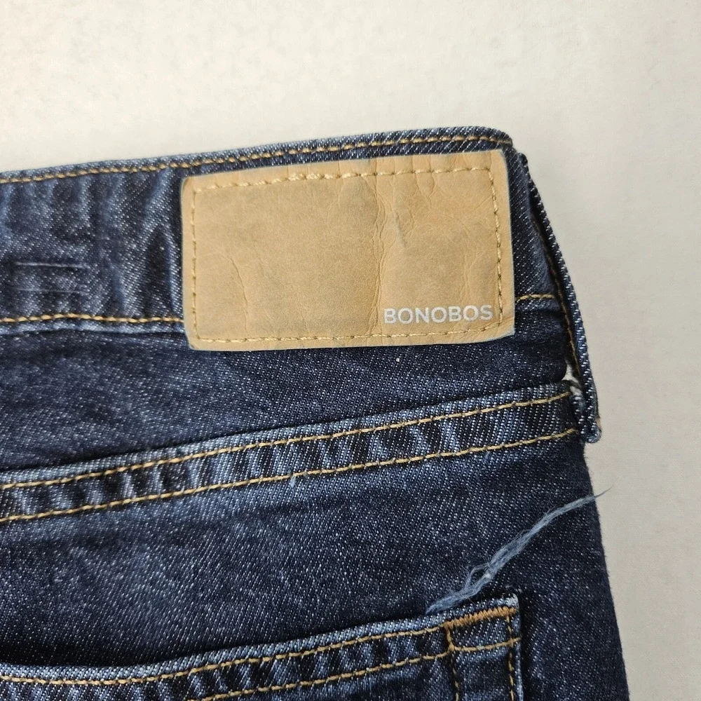 Bonobos Mens Jeans 40x32 Slim Dark Wash